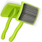 Pecute Slicker Brush for Dogs & Pet Comb, Professional Grooming Dog Brush for Goldendoodles, Poodles, Labradoodles, with Extra Long Soft Pins to Effectively Remove Tangles, Knots and Mats, 2PCS