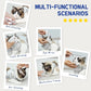 Supet Cat Grooming Hammock, Self-Adherent Cat Wrap for Cutting Nails, Anti-Escape Calming Wrap for Medicine, Nail Clipping, Teeth Brushing, Ear Cleaning