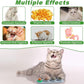 CCINEE Catnip Balls for Cats Wall Catnip Toys Edible Cat Toys for Cat Lick Safe Healthy Kitten Chew Toys Teeth Cleaning Dental Cat Toys(4 Flavor)