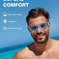 ZIONOR Swim Goggles, G1 MAX Polarized Anti-Fog Swimming Goggles for Men Women