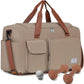 FIORETTO Women's Gym Duffle Bag with Shoes Compartment, 37L Capacity, Ideal for Travel, Gym, Sports, Duffel, Weekender