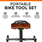 FULL WINDSOR -The Nutter Bicycle Multi Tool–Portable Cycling Repair Kit for MTB, Road & Dirt Bikes – Includes Spanner, Magnetic Bit, Tire Levers & Bottle Opener–Compact Brown Case for On-the-Go Fixes