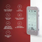 Deluxe TENS Unit Muscle Stimulator & Accessories - Non-Invasive EMS Machine for Neck & Back Pain Relief, Sciatica - Electrotherapy with 12 Modes & 20 Intensity Levels