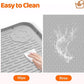 Pee Pads for Dogs, 40" x 28" Extra Large Reusable Dog Silicone Mat for Floor Protector, Washable Non-Slip Dog Training Pads for Potty Training (Grey)