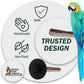 Superoost Manzanita Pumice Pedicure Perch- Easy to Install Bird Cage Accessories for Healthy Feet, Nails and Beak - Natural Bird Perches Imitates Birds' Life in The Wild - S 8"