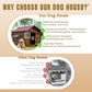 Extra Large Dog House Outdoor Made of Solid Pine Wood, Warm Doghouse, Dog House with Elevated Floor for Large Dogs, (Wood, 4XL)