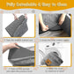 Dog Car Seat for Small/Medium Dogs, Memory Foam Dog Booster Seat, Travel Safety Per Car Seat with Washable Removable Cover, Storage Pockets for Dogs up to 35 lbs(Gray)