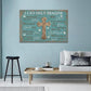Rustic Christian Cross Wall Art I Can Only Imagine Pictures Farmhouse Butterfly Wall Decor Teal Motivational Canvas Print Painting Artwork for Bathroom Living Room Bedroom 16"x24"