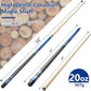 Billiard Cues Stick, 58" Pool Cues Canadian Maple Wood Leather Pattern Grip 18 19 20 21 oz Pool Cue Stick for Bar House Pool Table Sports
