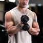 Fitgriff® Workout Gloves (Padded) for Men & Women - Fingerless Gym Gloves for Weight Lifting, Training - Full Palm Protection