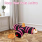 Rypet Guinea Pig Tunnel, 3 Way Collapsible Rabbit Tunnel, Small Pet Tunnels and Tubes with Interactive Ball for Rabbit Ferret Hamster Chinchilla Hedgehog Hiding and Resting