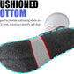 JOYNÉE 5/10 Pairs Mens Lightweight Athletic Crew Socks Cushioned Breathable Long Socks for Sports Running