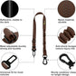 Plutus Pet Dog Seat Belt for Car, Adjustable Dog Car Harness with Carabiner Clip, Reflective Safety Dog Seatbelt Leash with Elastic Bungee, Chocolate