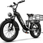 1500W Electric Bike for Adults,48V 20/60Ah Removable Battery Max Range 80Miles & 30MPH Electric Bicycle,20''×4" Fat Tire Ebike,Adult Electric Bicycles for Commute Beach Snow,E-Bike UL Certified