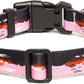 Mercano Adjustable Dog Collar - Special Design Patterns, Soft Nylon Comfortable Durable Pet Collar for Small Medium Large Dogs (XS, Sunset)