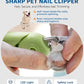 Pet Nail Clipper with Light for Cats & Small Dogs Puppies, Ultra Bright LED to Illuminate Nail Bloodline to Avoid Over Cutting, Extra-Sharp and Durable Cat Claw Trimmer with Nail File (Green)
