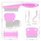 Cat & Dog Grooming Set - Fine Tooth Comb For Grooming And Removing Dandruff Flakes Remove Float Hair Tear Marks (pink)