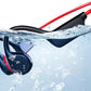 Swimming Waterproof Bone Conduction Headphones Bluetooth 5.3 lPX8 Underwater Waterproof Headphones for Swimming with 32GB MP3 Player Built in Earbuds for Sport Running Cycling Gym (Redblack)