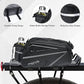 MOSISO Bike Rack Bag, Waterproof Bike Rear Rack Handbag Bicycle Trunk Bag, 14L EVA Mountain Bicycle Rear Seat Storage Saddle Pouch Cycling Luggage Pouch with Shoulder Strap, Black