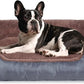 Small Dog Bed, Soft Breathable Dog Bed Machine Washable, Pet Bed with Anti-Slip Bottom