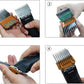 Professional Animal Stainless Steel 4 Color Guide Comb Set Compatible with andis Oster A5 wahl km10 10#/15#/30# Detachable Blade，Cutting Length 19mm-32mm