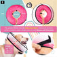 Inflatable Dog Cone Collar with Enhanced Anti-Licking, Soft Neck Donut for Dogs Cats, Recovery Pet Cone Collar After Surgery for Large Medium Small Dogs… (Donut Pink, Large)