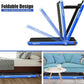 GYMAX Walking Pad, 2.25HP Foldable Treadmill with Smart App & Remote Control, Bluetooth LED Monitor, Small Spaces Compact Running Machine, Folding Portable Under Desk Treadmill for Home Office