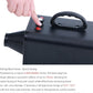 2400w 75m/s Dog Dryer for Pet Grooming, High Velocity Pet Hair Dryer with Heater, Adjustable Speed, 4 Nozzles and a Comb, Black