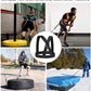 Sled Harness, Weight Speed Tire Pulling Workout Resistance and Assistance Trainer Physical Training Rope Football Exercise Equipment for Outdoor Indoor Men and Women