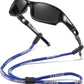 DYLB 3 Pack Flexible Kids Polarized Sunglasses For Boys Girls With Strap, Sport Sunglasses for Children Age 3-10.