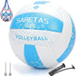 Beach/Water/Sand Volleyballs, Outdoor/Indoor Official Size, Soft Touch Volleyball for Beginners, Cute Volley Ball for Girls/Kids/Youth, Ideal Gifts with Pump for Backyard, Pool, Middle School