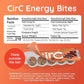 CirC Energy Bites - 12 Pack Peanut Chocolate Chip Gluten Free Protein Balls - 10g Protein, Whole Grains, Nuts & Fruit - Portable Healthy Snacks for Adults & Kids, 5 Piece Resealable Packs