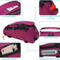 MOSISO Bike Rack Bag with 2 Removable Panniers, Waterproof Bike Trunk Cooler Storage Handbag Insulated Bicycle Rear Seat Pouch, Bicycle Storage Saddle Shoulder Bag Cycling Luggage Pouch, Rose Red