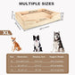 JOYELF Orthopedic Dog Bed for Extra Large Dogs, Foam Sofa Couch Bed, Waterproof with Removable Washable Cover and Nonskid Bottom, Durable - Khaki