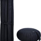 Leewadee Meditation Cushion Set – 1 Round Zafu Meditation Pillow and 1 Square Roll-Up Zabuton Meditation Mat, Pillows Bundle Filled with Kapok