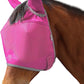 Harrison Howard UV-proof Multi-Function Fabrics Thick Fleece Padding Horse Fly Mask Half Face with Ears Magenta Horse Large