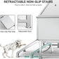 YITAHOME 50in Dog Bathing Station, Professional Stainless Steel 304 Dog Bathtub, Pet Grooming Tub w/Left Ramp, Floor Grate, Faucet, Pet Washing Station for Large, Medium, Small Pets, Indoor, Outdoor