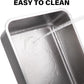 Stainless Steel Cat Litter Box 2 Pack,XL Metal Litter Box for Big Cats, Cat LitterBox Metal Pet Toilet Easy to Clean,High Sided Litters Boxes Adult Big Cats,Non Stick, No Smell,23.6"x15.8"x6"