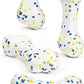 7.28" Indestructible Large Bone Balls for Aggressive Chewers Durable Stick Bouncy Interactive Chew Toy for Dogs Fetch Game Lightweight Floating Outdoor Training, White