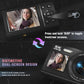 5K Digital Camera, Dual Screens Camera with 18X Digital Zoom, Compact Vlogging Camera for Teens, Beginner-Friendly Gift Pack, 32GB Card & 2 Batteries, Black