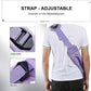 TOMKAS Medium Padded Shoulder Strap Dog Cat Carrier Sling (Purple for 8-15 lbs)