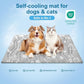 BEAUTYZOO Upgrade Dog Cooling Mat Extra Large, Reversible Self-Cooling Mat for Dogs, Thicken Pet Ice Cool Pad Blanket for Summer Kennel Sofa Bed Floor Car Seat, Machine Washable&Foldable, 48"x28"
