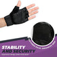 WAGs Ultra Wrist Assured Gloves - Workout Gloves with Patented Ergonomic Gel Pad and Wrist Wrap, Medium