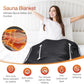 Infrared Sauna Blanket-Sauna Blanket for Home Use, Portable Design for Relaxation and Detoxification Highest 176℉, 20-60 Minutes Timer (Deep Black)