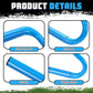 5 Pcs Speed Agility Training Hurdles Detachable Durable Equipment Plyometric and All Purpose Speed Training Hurdle Equipment for Athletes Soccer Basketball