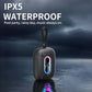Waterproof Shower Bluetooth Speaker, Durable & Portable with Clear Sound, Ideal for Shower, Pool, Beach & Kayaking, BT 5.3 –Black