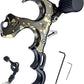 Compound Bow Aid Releaser with Wrist Straps and Adjustment Tool,Archery Release Aids with 3 Thumb Release Adjustable,Aluminum Alloy Aids.for Left and Right Handers.