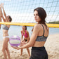 Volleyball Official Size 5 for Indoor Outdoor, Thicker PU Soft Volleyball Kit for Girls Boys Teenager Adults Beach Game Gym Training Beginner