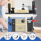 Rail Guide Coping Sled for Router Table,with 3 Packs Roundover Router Bit,Precise Clean Joints, Cabinet Doors, Drawer Fronts, Coping Jig For Router (5” Wide x 1-1/4”)