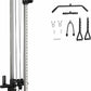 Fitness Wall Mount Cable Crossover Machine – Multi-Functional Dual Pulley System, Home Gym Equipment with Commercial-Grade Steel Frame and 400 lb Load Capacity for Home Gym.
